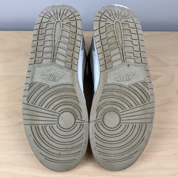 Nike Air Jordan Retro 1 Mid Men’s Size 8.0 College Gray Basketball Shoes Beaters - Picture 9 of 15